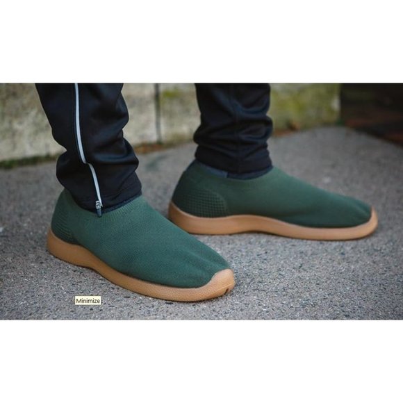 SoftScience The Tradewind Men's Slip On Athleisure Shoes - Sage & Tan Sole - Picture 3 of 13